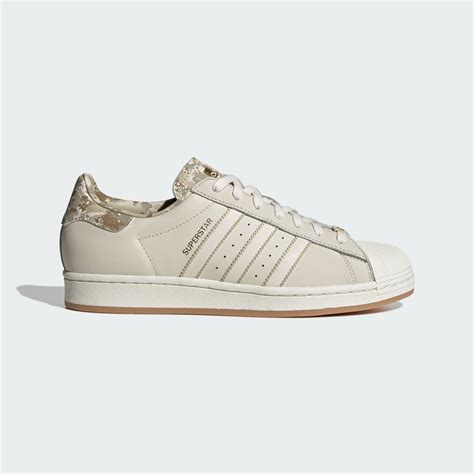 adidas superstar beige wit|beige Adidas superstars women's.